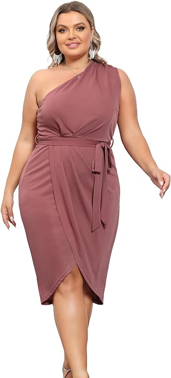 plus size wrap dress