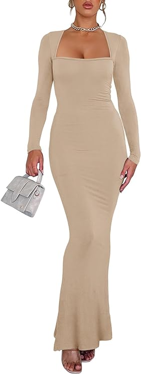 long sleeve bodycon dress