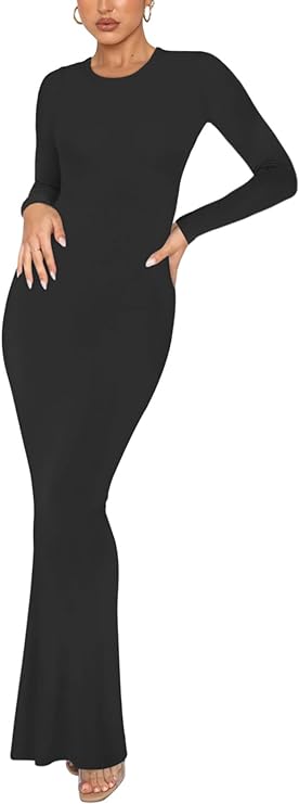 long sleeve bodycon dress