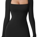 long sleeve bodycon dress