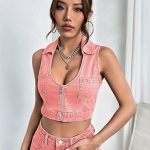 denim halter top