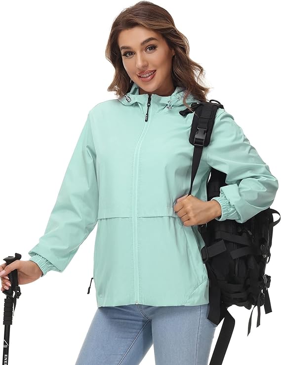 womens rain coat with hood