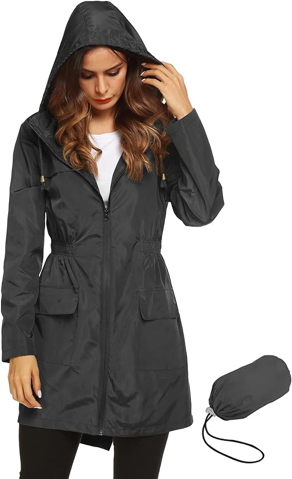 womens rain coat with hood