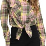 womens flannel shirts