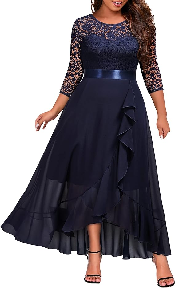 plus size evening dress