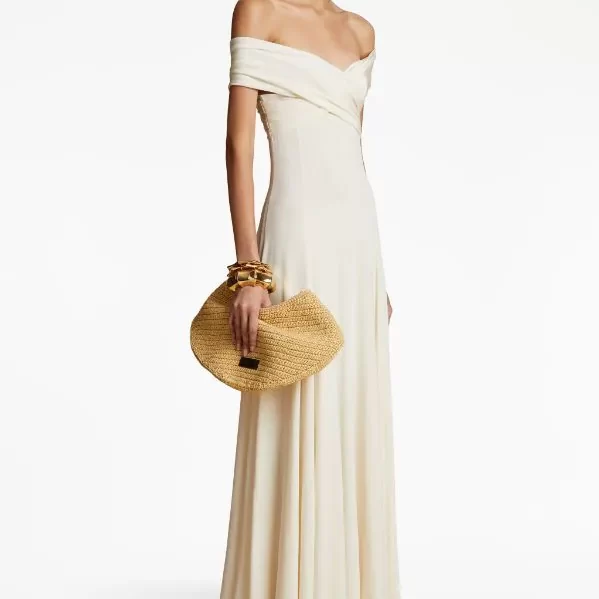 off shoulder maxi dress