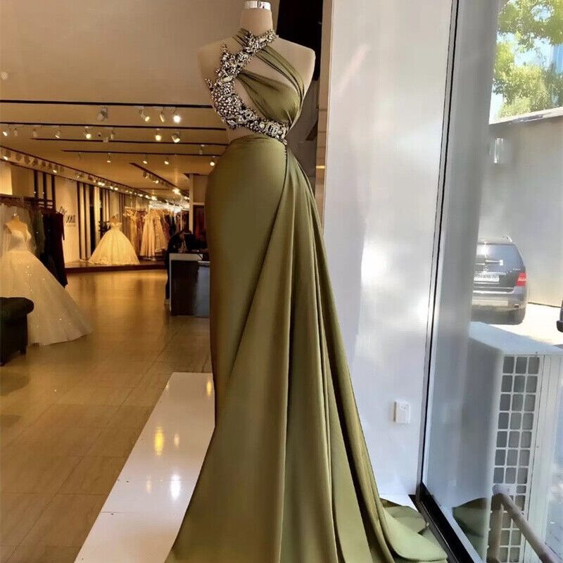 olive green dress