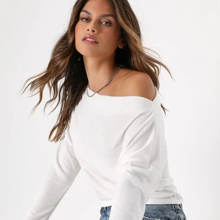 off shoulder t shirt