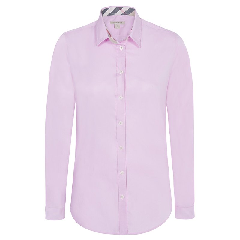 pink burberry shirt