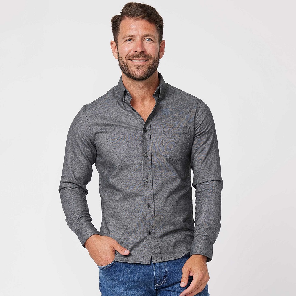 everyday-shirts-heather-charcoal-brushed-shirt