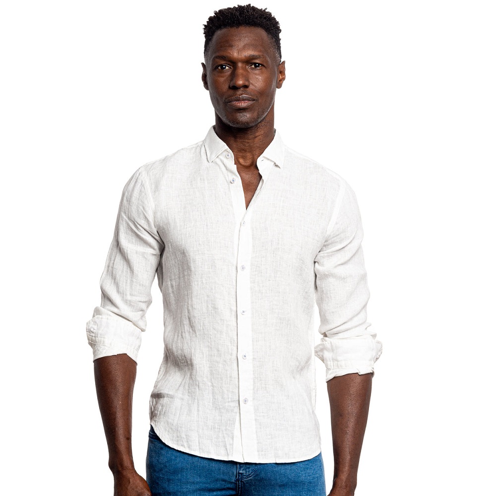 linen button down shirt