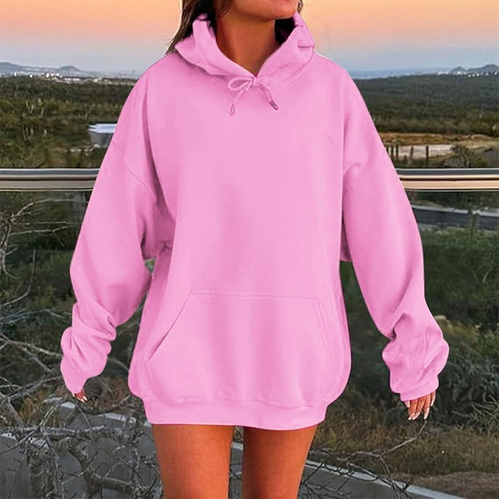 pink hoodie
