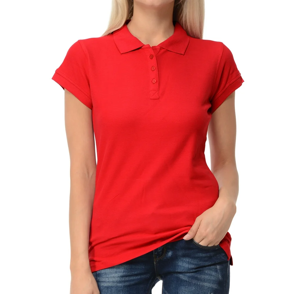 red collared shirt