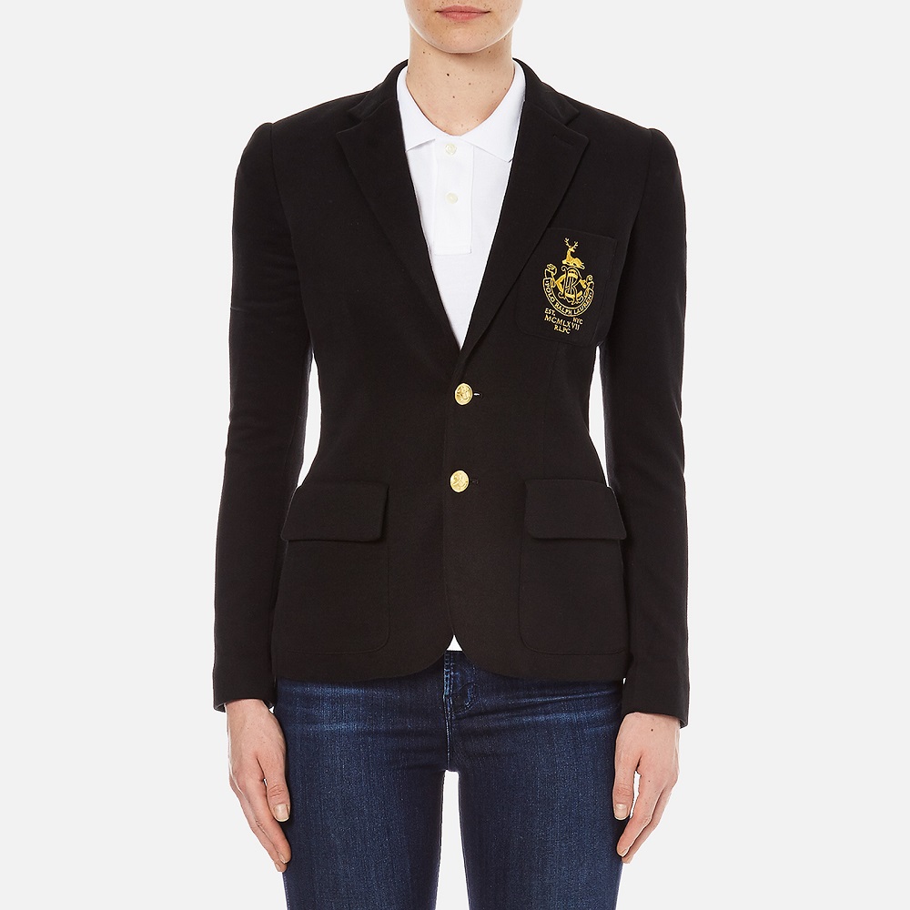 women’s black blazer