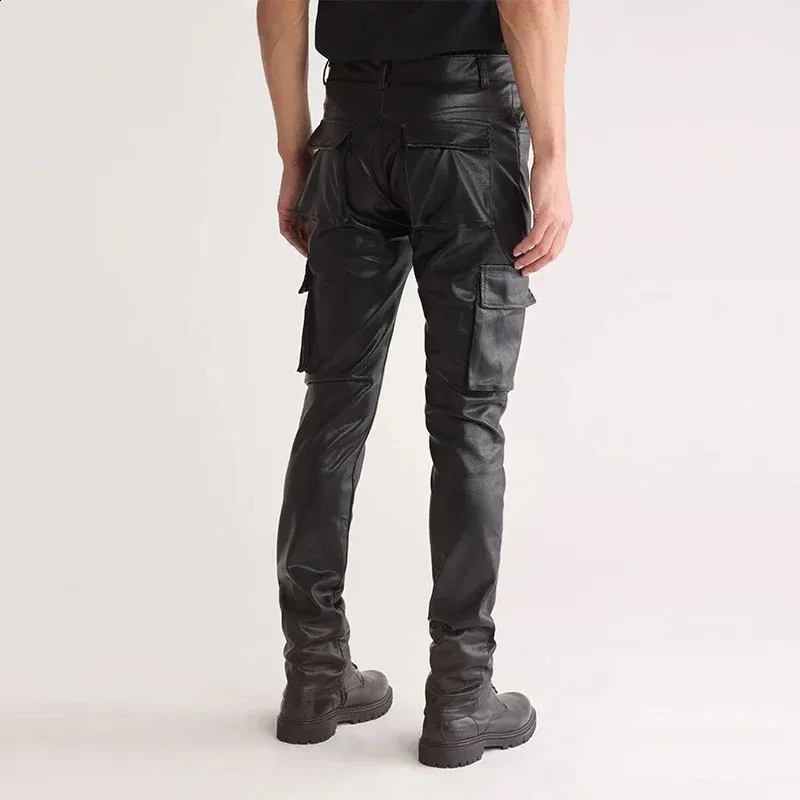 faux leather pants