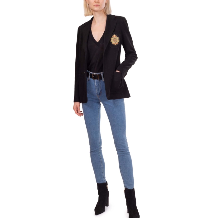 women’s black blazer