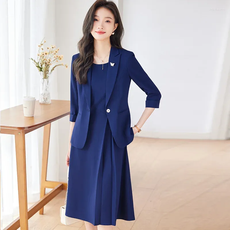blazer with dress