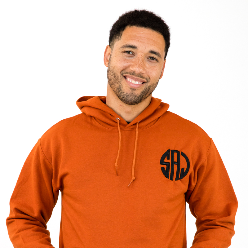 custom embroidered hoodies