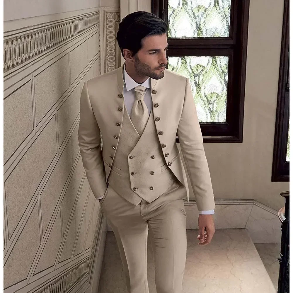 mens tan suit