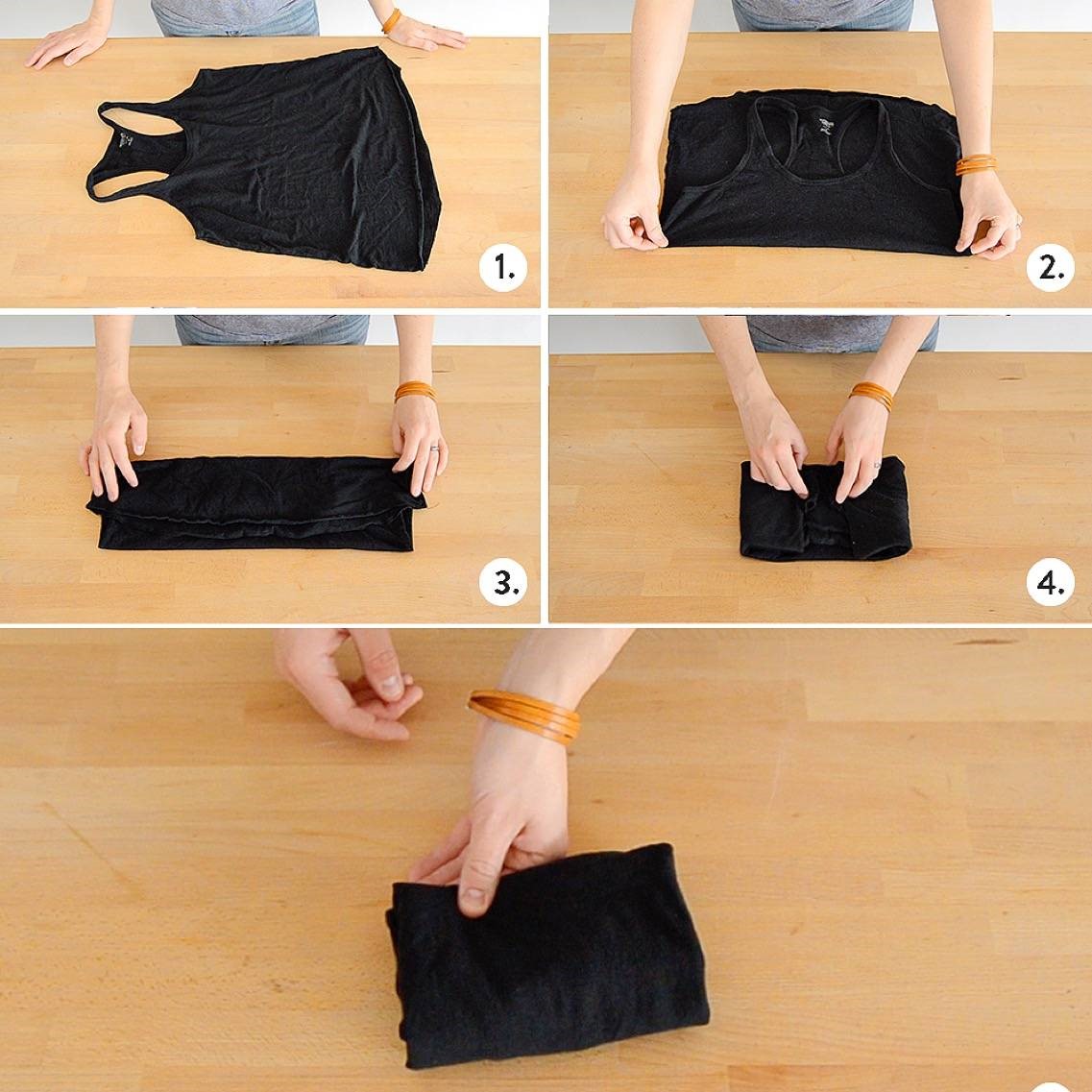 fold a collared shirt