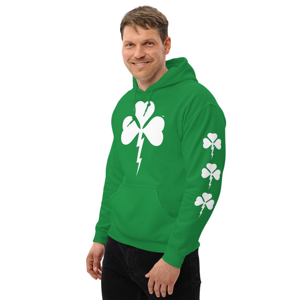 green hoodies