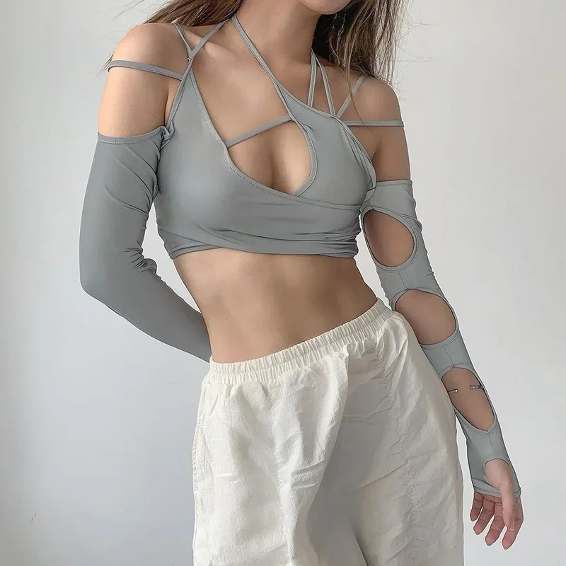 Halter Crop Tops