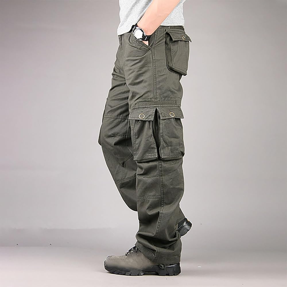 green cargo pants men