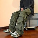 green cargo pants men