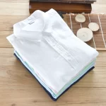 white linen shirt